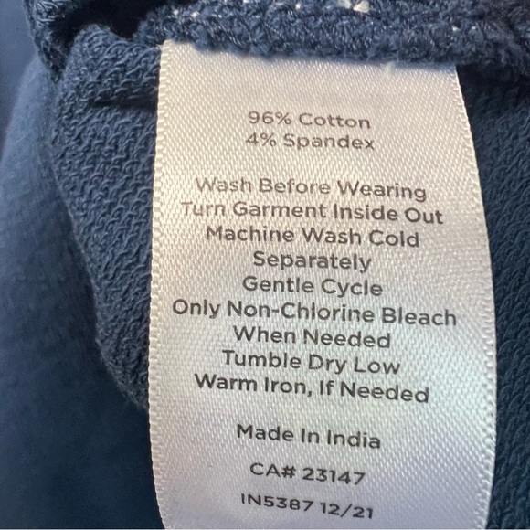 Talbots Sleeveless Maxi Dress Casual Loungewear Pocket Sz XL Blue Boho basic - Picture 9 of 11